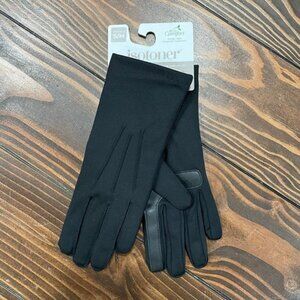 New: S/M Isotoner Touchscreen Water Repellent Stretch Women's Gloves